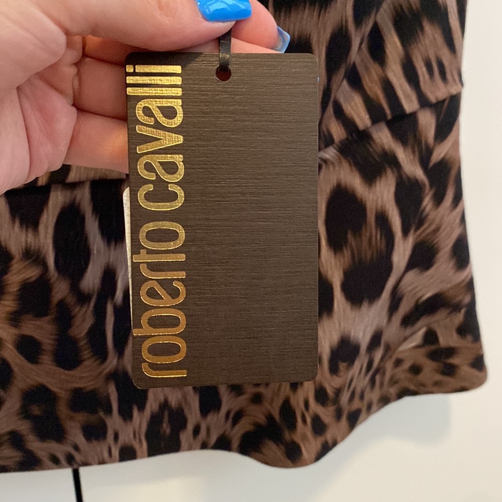 Strapless Leopard Print Roberto Cavalli - Size: 00 - Picture 4 of 5